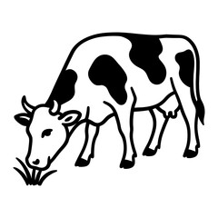 Obraz premium Cow Grazing