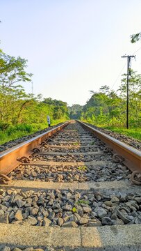 railway in the countryside