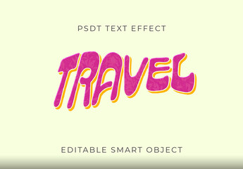 Pink And Yellow Summer Font Groovy Shadow Text Effect