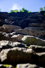 Steps going up a hill