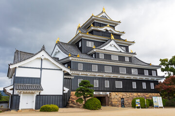 日本の風景・秋　日本100名城　岡山城