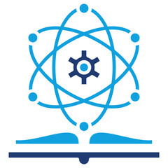 Composition Flat Blue Icon