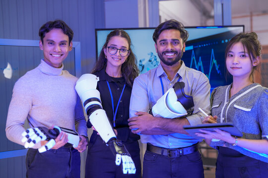 Empowering lives through advanced bionics. A passionate team of researchers and developers display their intelligent prosthetic, designed for intuitive control and improved quality of life. - Powered by Adobe