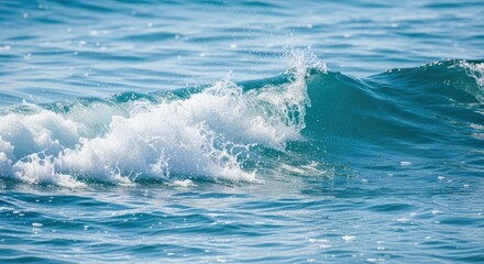 Fototapeta premium Azure ocean wave crests