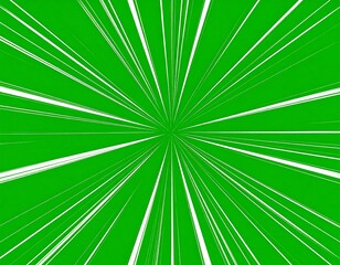 Green radial lines on a bright green background