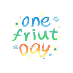 one friut day