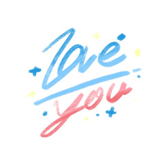 Obraz premium love you