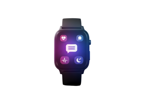 Smartwatch showing health, communication, and sleep tracking features for modern lifestyle