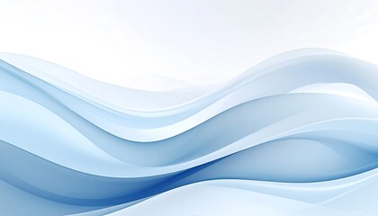 Naklejka premium Blue Abstract Wave Background. (43)