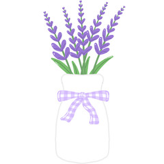 lavender flower in vase