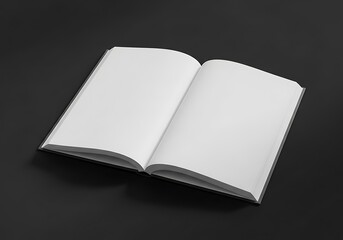 Blank Open Book Mockup Perfect for Your Designs and Presentations