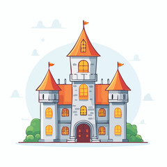 Fairytale Castle Illustration