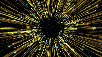 abstract fractal burst