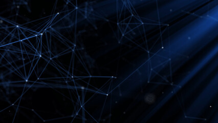 Abstract blue technology background