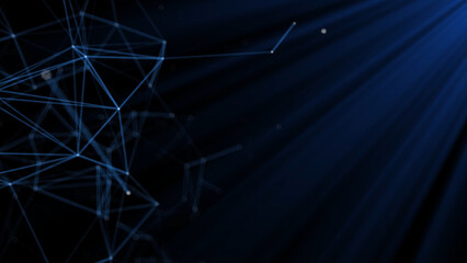 Abstract blue technology background