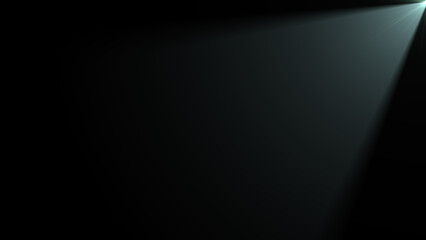 Heavenly light rays on black background