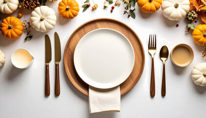 Autumn Harvest Table Setting