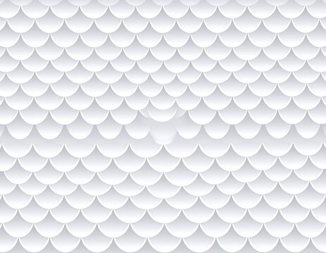 Abstract white fish scale pattern