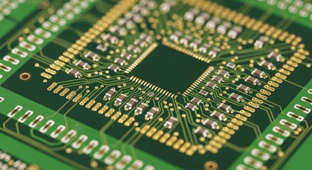 Obraz premium Closeup circuit board