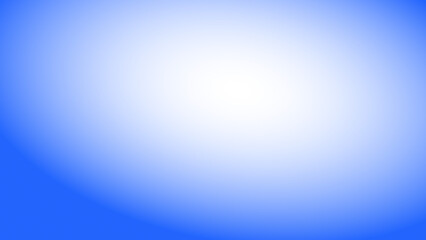 Aesthetic blue gradient frame with transparent background