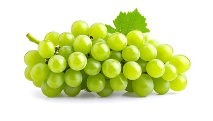 Obraz premium Fresh Green Grapes Cluster.