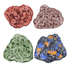 Scoria Rock Illustration