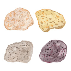 Pumice Rock Illustration
