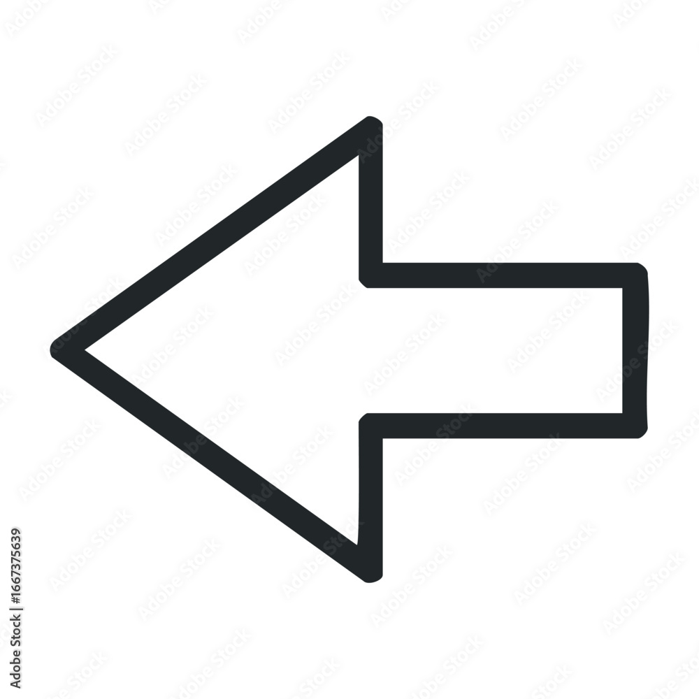 Aufkleber dynamic arrow symbolizing directional movement graphic design abstract environment minimalist viewpo