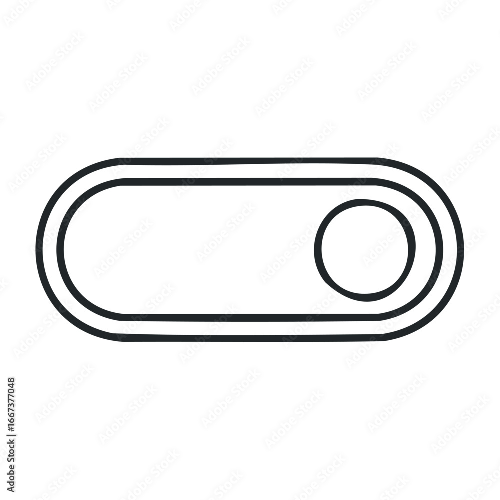 Poster toggle switch design for user interface digital realm graphic representation minimalist style intera
