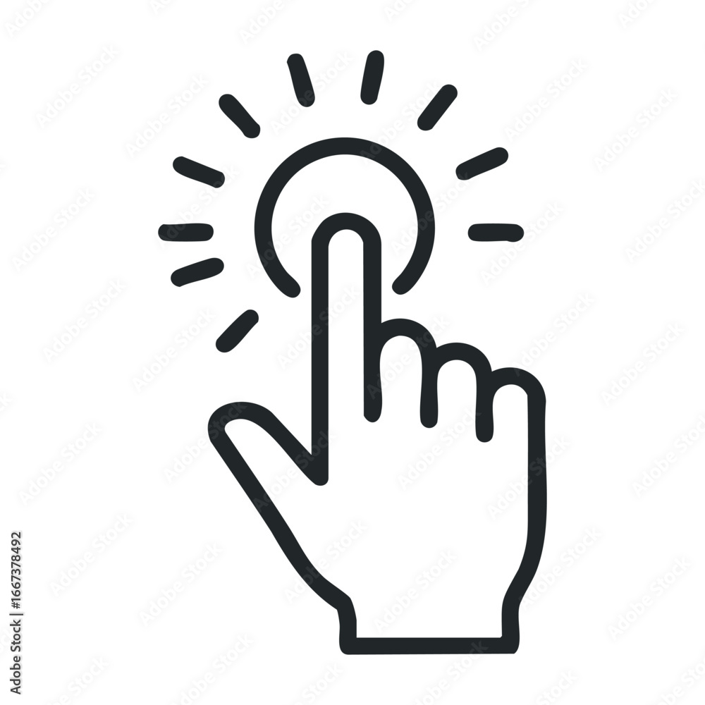 Aufkleber interactive touch gesture digital interface graphic design modern technology user experience. vector