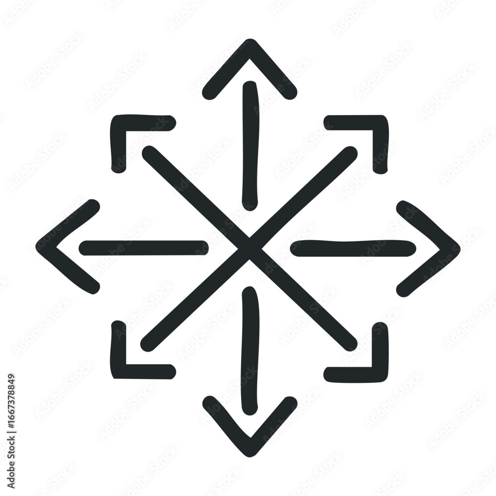 Aufkleber dynamic movement symbolizing change abstract art digital design modern environment top-down view min