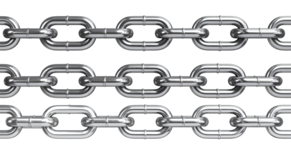 Strong metal chains symbolizing strength, connection, and security, perfect for industrial concepts and business