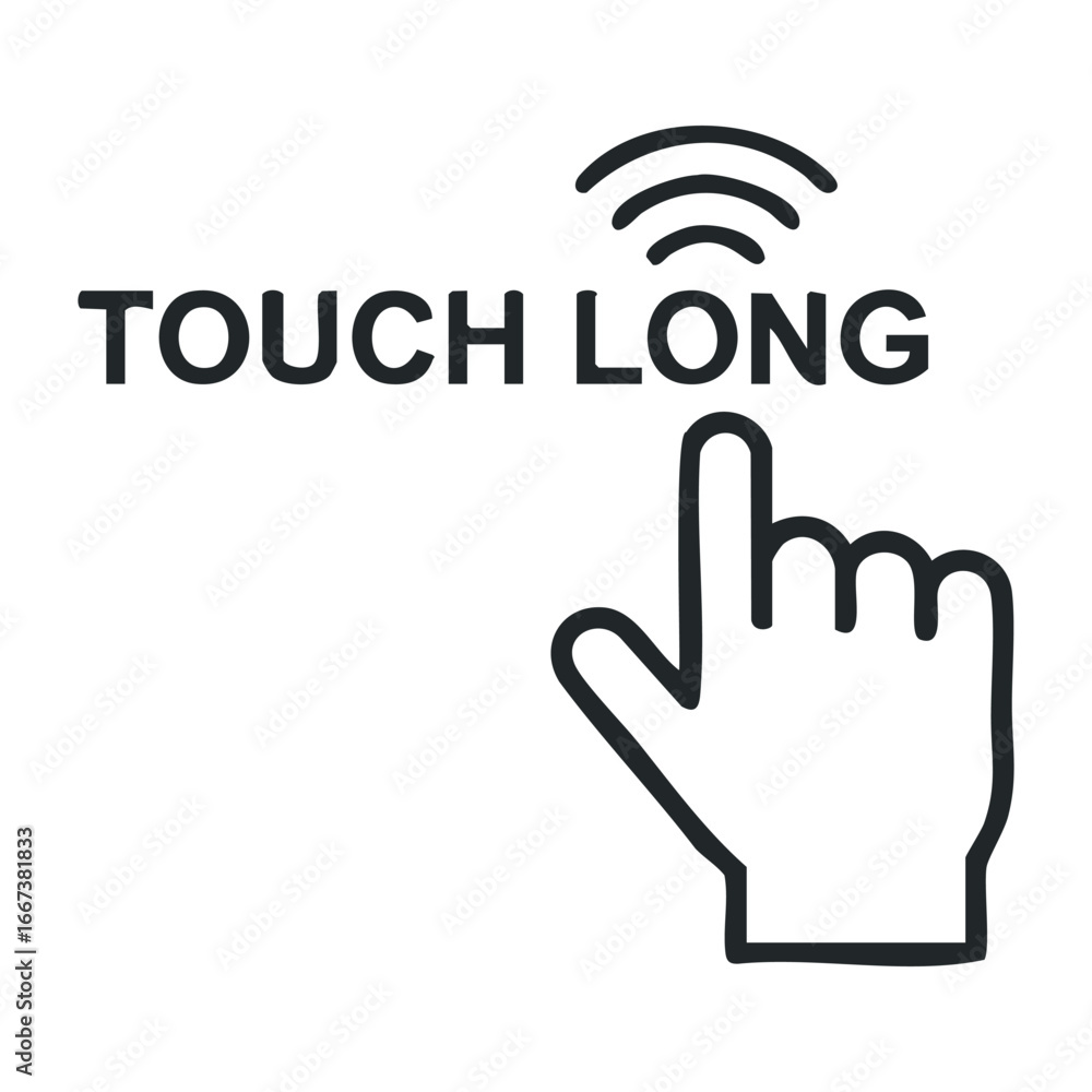 Poster interactive touch gesture instruction digital interface graphic design modern technology user experi