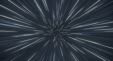 Obraz premium A Stunning Visualization of Hyperspace Travel with Dynamic Light Speed Effects