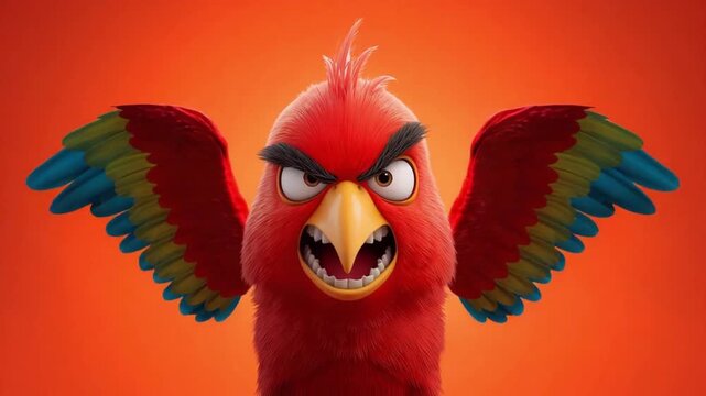 Angry Bird:  Furious Parrot, Ready for Action!
