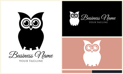 Cute Owl Logo Designs. (3)