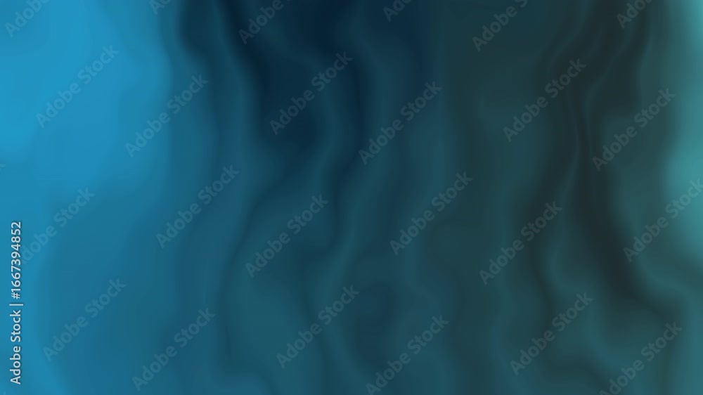Poster an abstract tealblue background with soft flowing wavy patterns