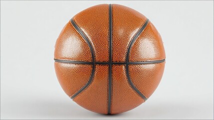 Close-up of an orange basketball