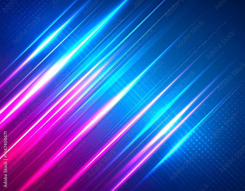 Poster futuristic glowing abstract background with neon light effect and lines