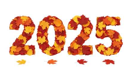 Autumn Leaves 2025 A Festive New Year Design