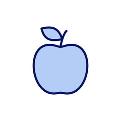 Apple icon vector. Apple sign and symbols for web design.