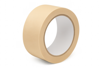 Masking tape roll with transparent background for easy editing
