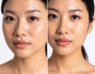 Before  After Skincare Results.