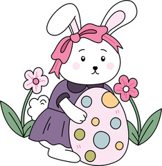 Hand Drawn Easter Decoration