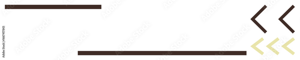 Aufkleber horizontal lines and angular arrows create a dynamic composition suggesting movement, direction, or 