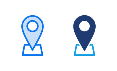 Address icon vector illustration. home location sign and symbol. pinpoint