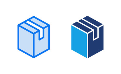 Box icon vector illustration. box sign and symbol, parcel, package