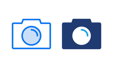 Camera icon vector illustration. photo camera sign and symbol. photography icon.