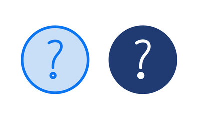 Question icon vector illustration. question mark sign and symbol