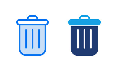Trash icon vector illustration. trash can icon. delete sign and symbol.